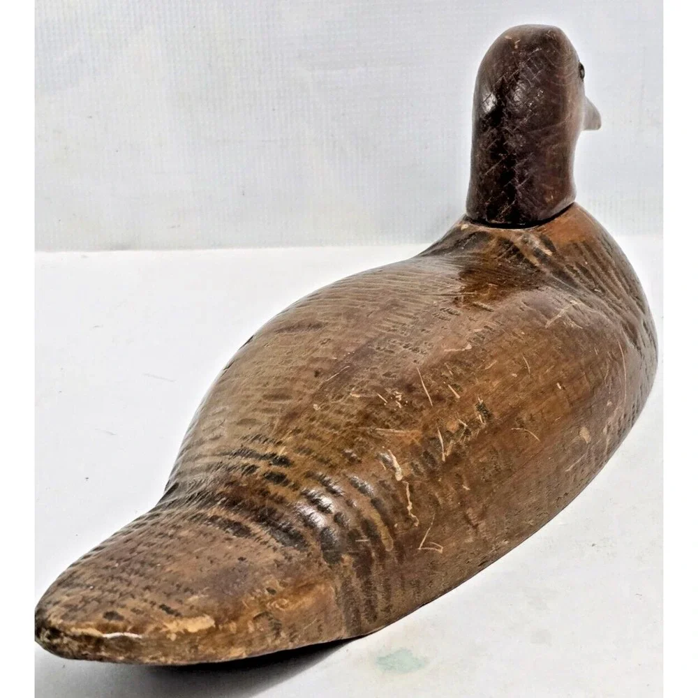 Vintage/Antique Wood Duck Decoy Hunting Float 15